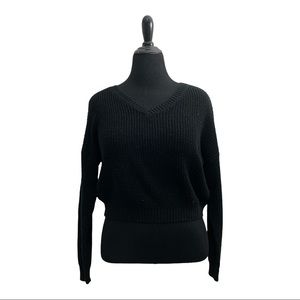 Black V Neck Sweater